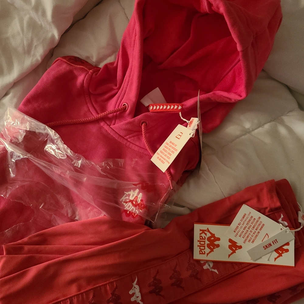 NWT Kappa legging hoodie set
